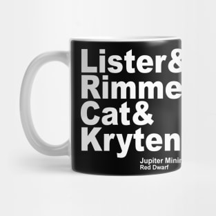 Red Dwarf Character Design Mug